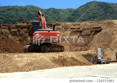 Mountains being developed into housing sites Mountains being developed into housing sites 116551961