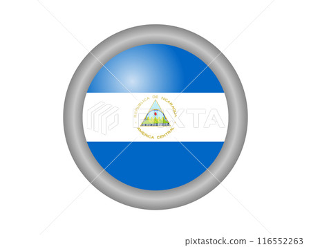 世界國旗尼加拉瓜圖標 116552263