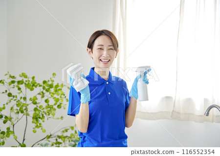 房屋清潔女肖像 116552354