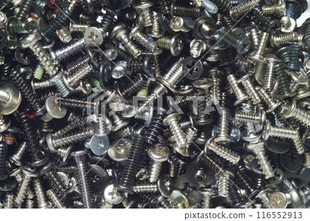 A small screw used in assembling a camera A small screw used in assembling a camera 116552913