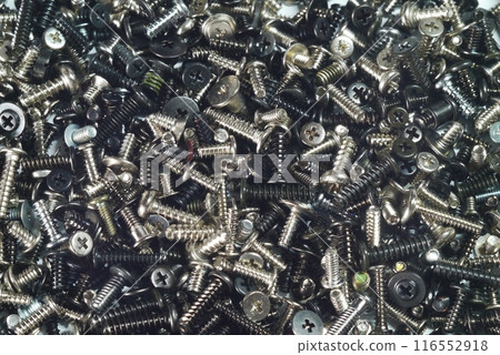 A small screw used in assembling a camera A small screw used in assembling a camera 116552918