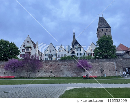 Ulm, Germany. Fisherman neighbor in the city center 116552999