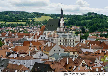 The skyline of Cesky Krumlov 116553104