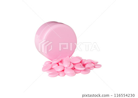 PNG,Pellets for depilation, isolated on white background 116554230