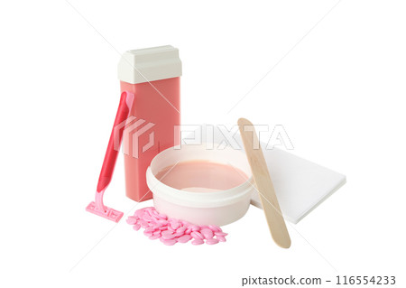 PNG, Hair removal accessories isolated on white background 116554233