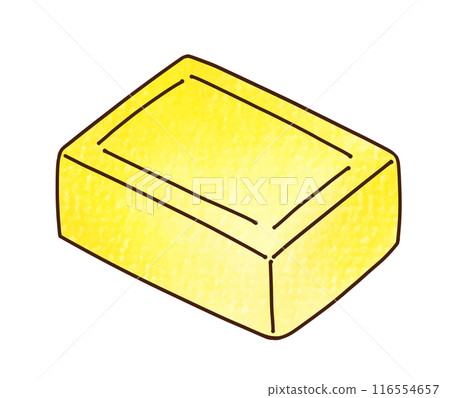 鬆散簡單的起司塊模擬風格 116554657