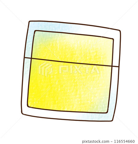 鬆散簡單的切片起司模擬風格 鬆散簡單的切片起司模擬風格 116554660