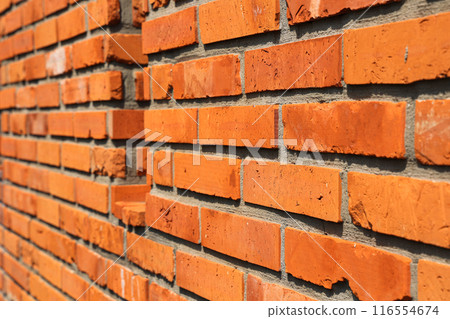 Retro brick wall 116554674
