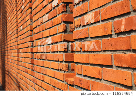 Retro brick wall Retro brick wall 116554694