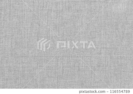 Light grey linen fabric texture background, seamless pattern of natural textile. 116554789
