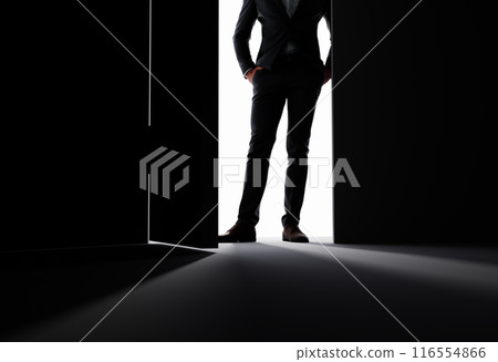 The man in the doorway 116554866