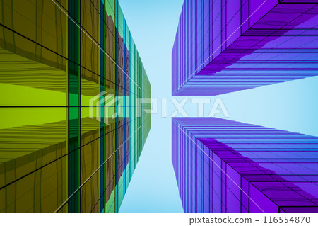 High-rise modern building High-rise modern building 116554870
