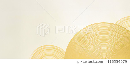 金色日式設計背景 金色日式設計背景 116554979