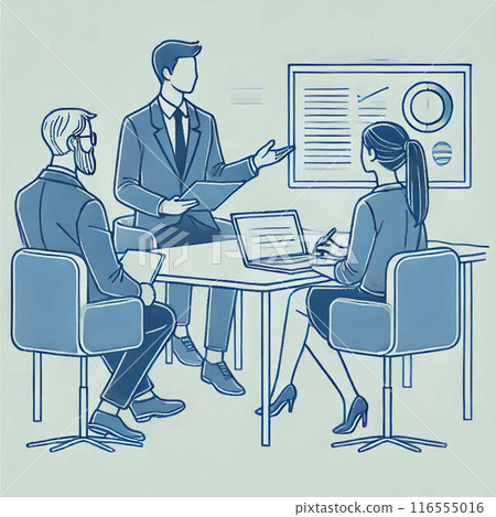 Businessmen having a meeting Businessmen having a meeting 116555016