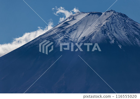 從本社伽丸看到的富士山和雲彩 116555020