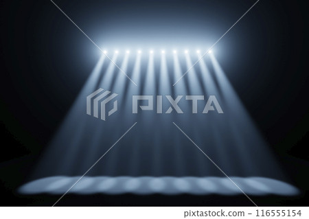 Beams of spotlights Beams of spotlights 116555154