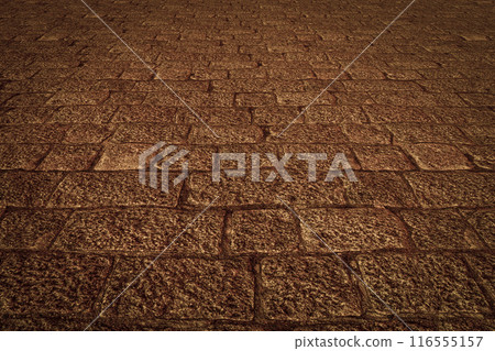 Old cobblestone pavement 116555157