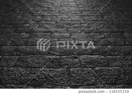 Old cobblestone pavement 116555159