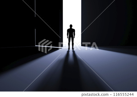 The man in the doorway The man in the doorway 116555244