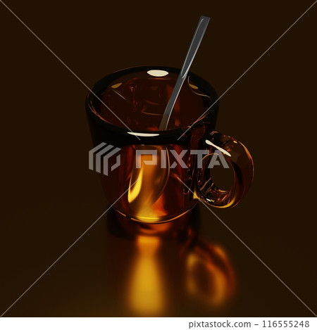 Glass tea cup 116555248
