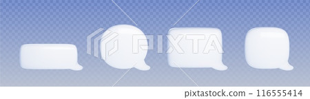 Speech bubble for chat conversation or message. 116555414