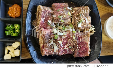 Korean bbq Marinated Grilled Beef Ribs Korean bbq Marinated Grilled Beef Ribs 116555550