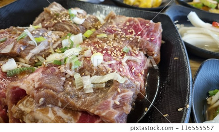 Korean bbq Marinated Grilled Beef Ribs Korean bbq Marinated Grilled Beef Ribs 116555557