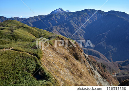 從甘石山登山道看燒山 116555868