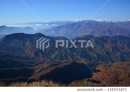 從甘石山頂看北阿爾卑斯山 從甘石山頂看北阿爾卑斯山 116555871