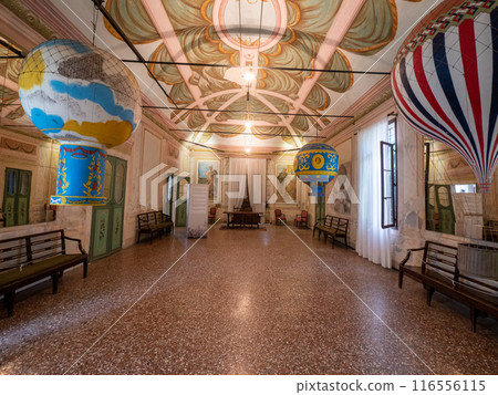 San Pelagio castle ni Padua that hosts the Flight Museum 116556115