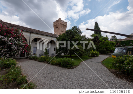 San Pelagio castle ni Padua that hosts the Flight Museum San Pelagio castle ni Padua that hosts the Flight Museum 116556158