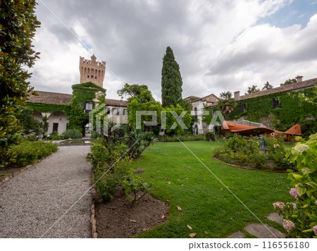 San Pelagio castle ni Padua that hosts the Flight Museum 116556180