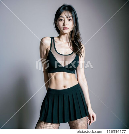 Woman on a beautiful beach 116556577