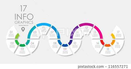 Infographic design template with place for your data. Vector illustration. 116557271