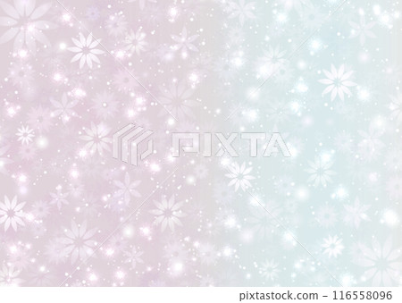 柔和的光線包覆下的夢幻花朵背景素材 116558096