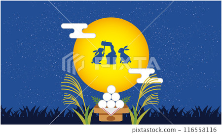 秋葉,賞月背景 秋葉,賞月背景 116558116