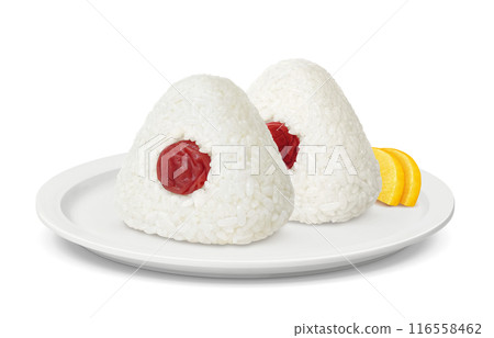 飯糰插畫寫實套裝 飯糰插畫寫實套裝 116558462