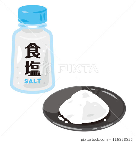 瓶子裡放鹽，盤子裡放鹽 116558535