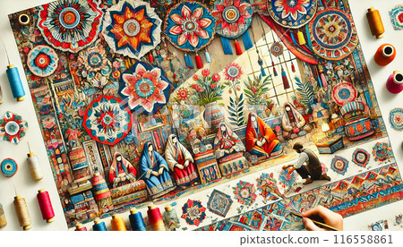 National pattern ornament of Ukraine 116558861