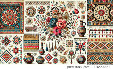 National pattern ornament of Ukraine 116558862