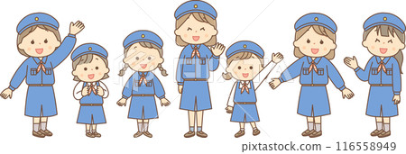 Girl Scout Girls Full Body Set Girl Scout Girls Full Body Set 116558949