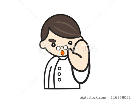 牙醫擺出停止姿勢 116559031