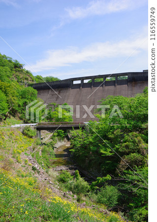 兵庫縣淡路島大二川水壩 兵庫縣淡路島大二川水壩 116559749