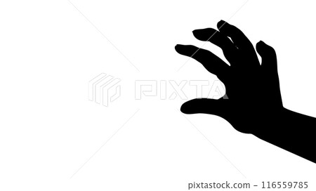 可怕的手左剪影_寬 可怕的手左剪影_寬 116559785