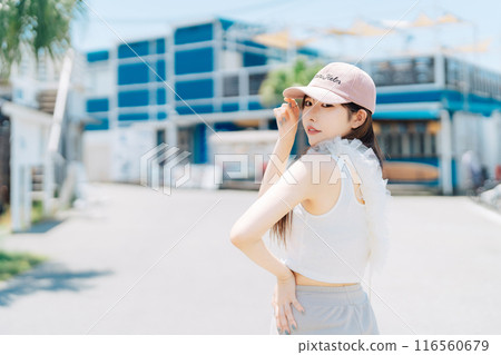 韓國時尚年輕女孩 116560679
