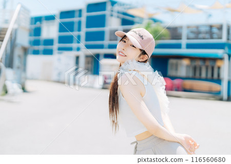 Korean fashion young girl Korean fashion young girl 116560680