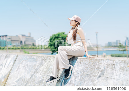 Korean fashion young girl Korean fashion young girl 116561008