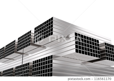 Stack of rectangular pipes Stack of rectangular pipes 116561170