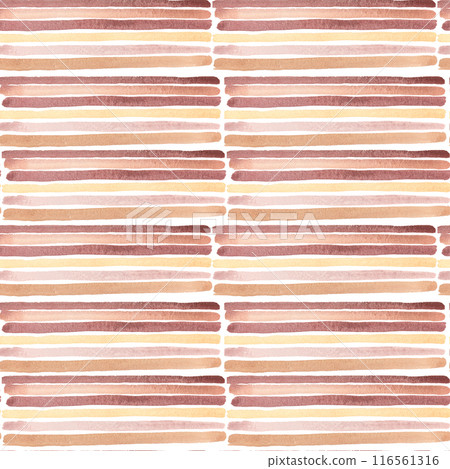 Seamless pattern. Watercolor stripes and spots of pink and burgundy hand-painted in watercolor on a white background. Suitable for printing, scrapbooking, textiles, design. Watercolor illustration. Seamless pattern. Watercolor stripes and spots of pink and burgundy hand-painted in watercolor on a white background. Suitable for printing, scrapbooking, textiles, design. Watercolor illustration. 116561316