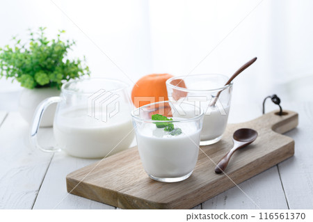 Drinking yogurt 116561370